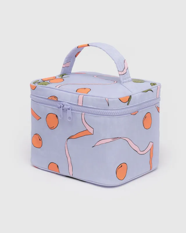 Large Cosmetic Case - Apricots & Ribbons sold by ban.do