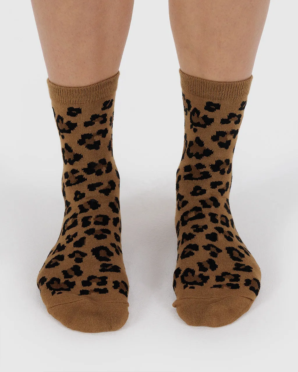 Crew Socks - Dark Leopard sold by ban.do product image thumbnail 3