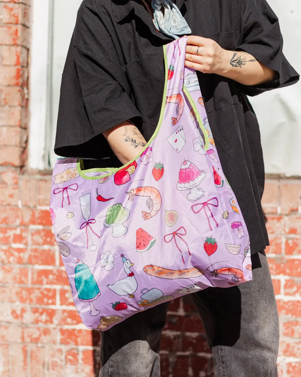 Nylon Tote - Dinner Party sold by ban.do product image thumbnail 3