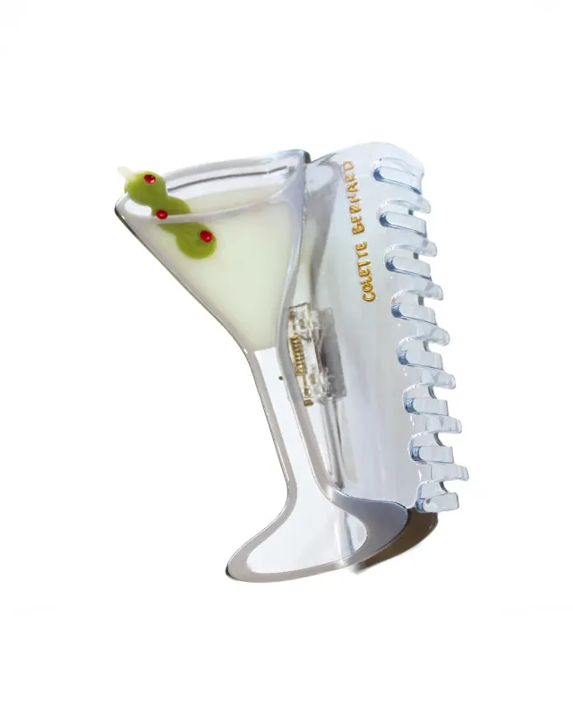 Martini Glass Hair Claw sold by ban.do