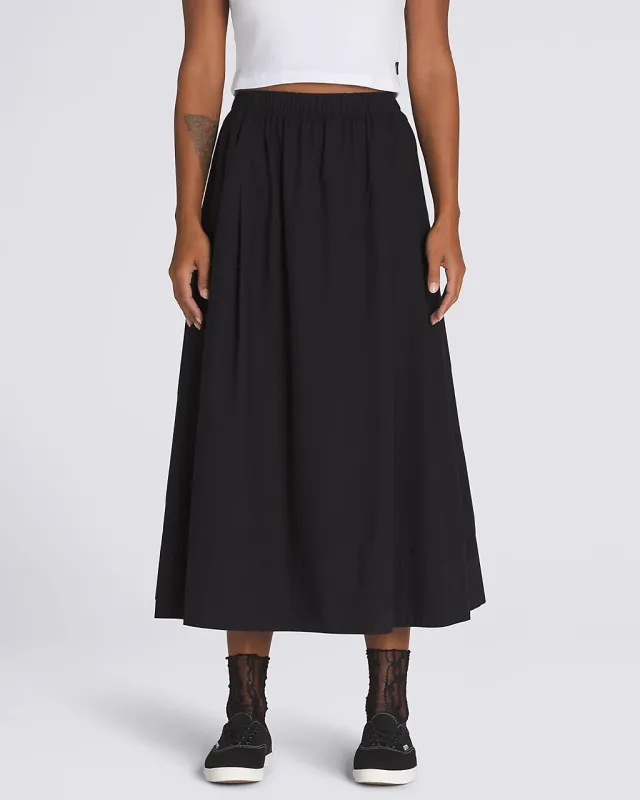 Francesca Full Skirt - Black sold by ban.do