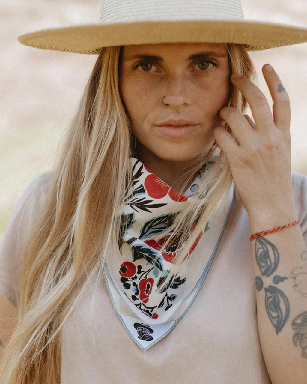 Spring Awakening Organic Cotton Bandana sold by ban.do product image thumbnail 5