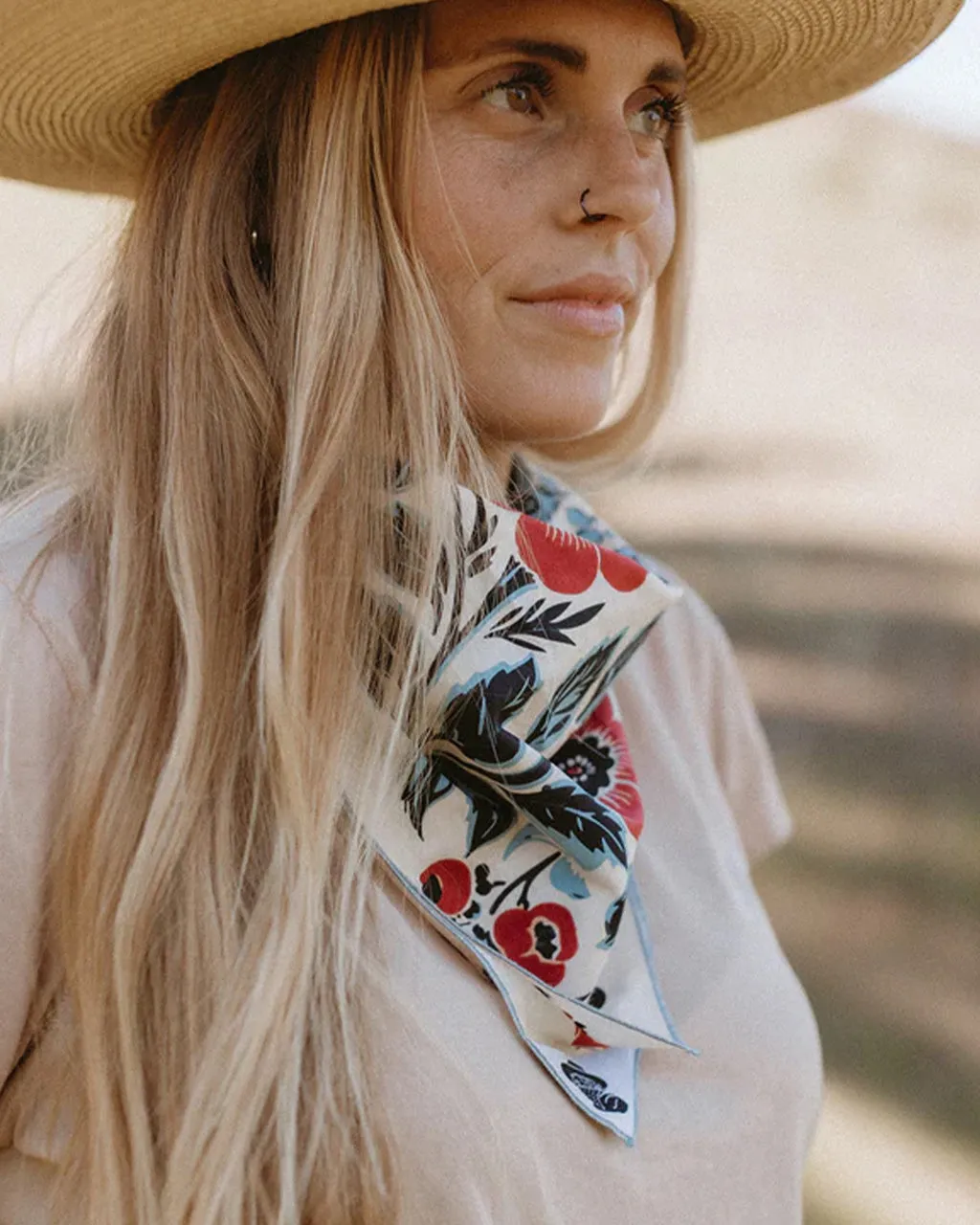 Spring Awakening Organic Cotton Bandana sold by ban.do product image thumbnail 2