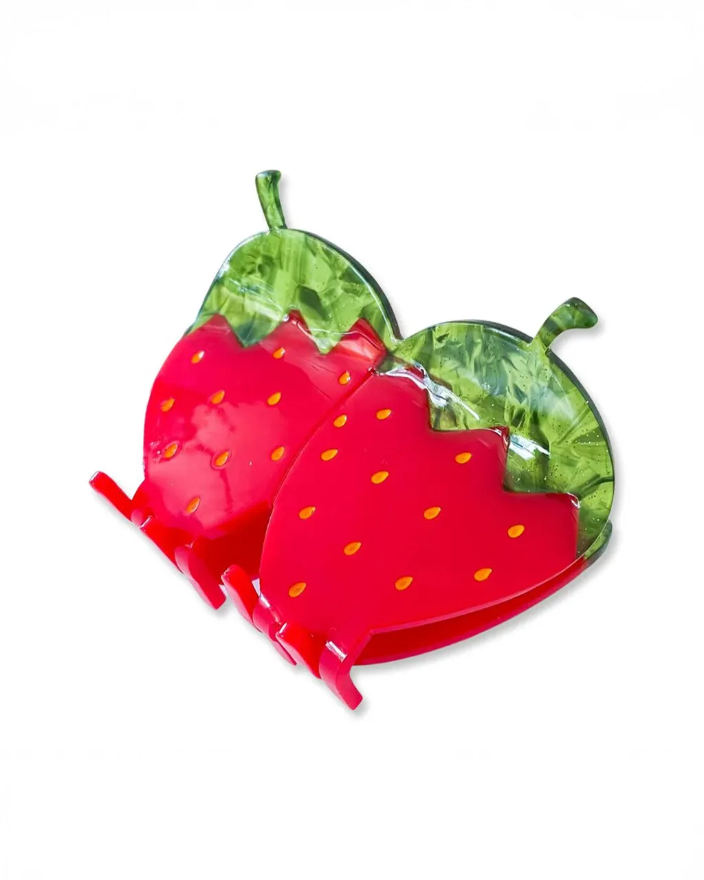 Large Red Strawberry Hair Claw sold by ban.do product image thumbnail 4