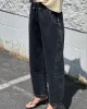 Arc Pants - Black Denim sold by ban.do