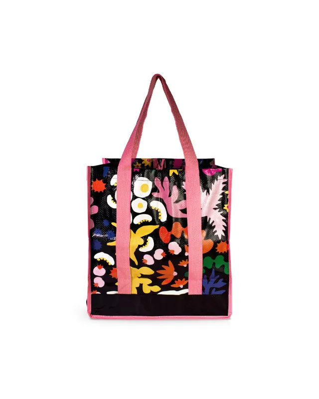 Reuse Reduce Foldable Market Bag - Flower Power sold by ban.do