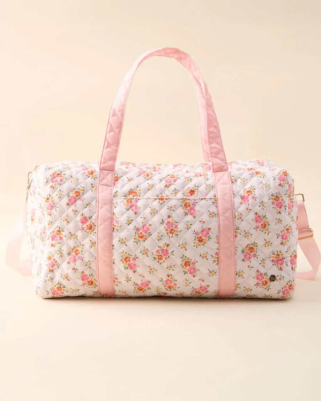 On-The-Go Quilted Weekender Bag - Endless Daydream Cream sold by ban.do