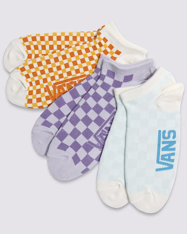 Checkerboard Kick Socks - Purple Haze sold by ban.do