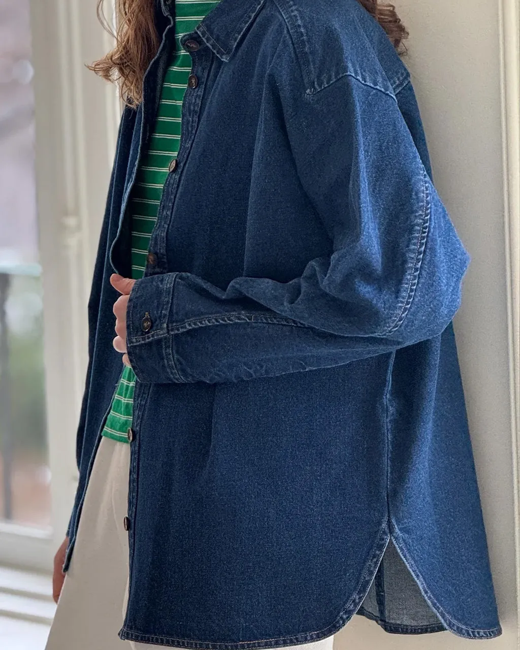 Owen Heavy Denim Shirt sold by ban.do product image thumbnail 2