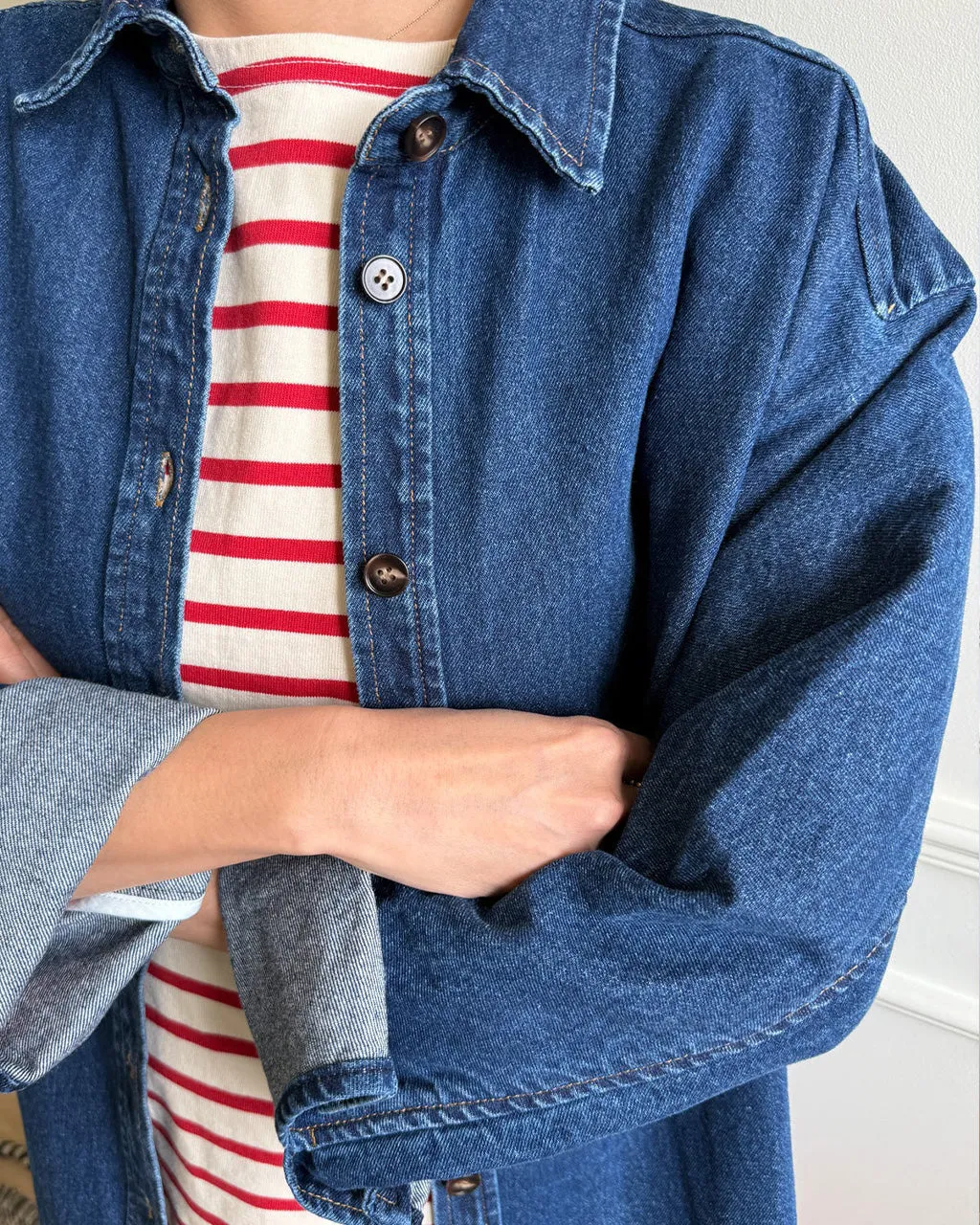 Owen Heavy Denim Shirt sold by ban.do product image thumbnail 4