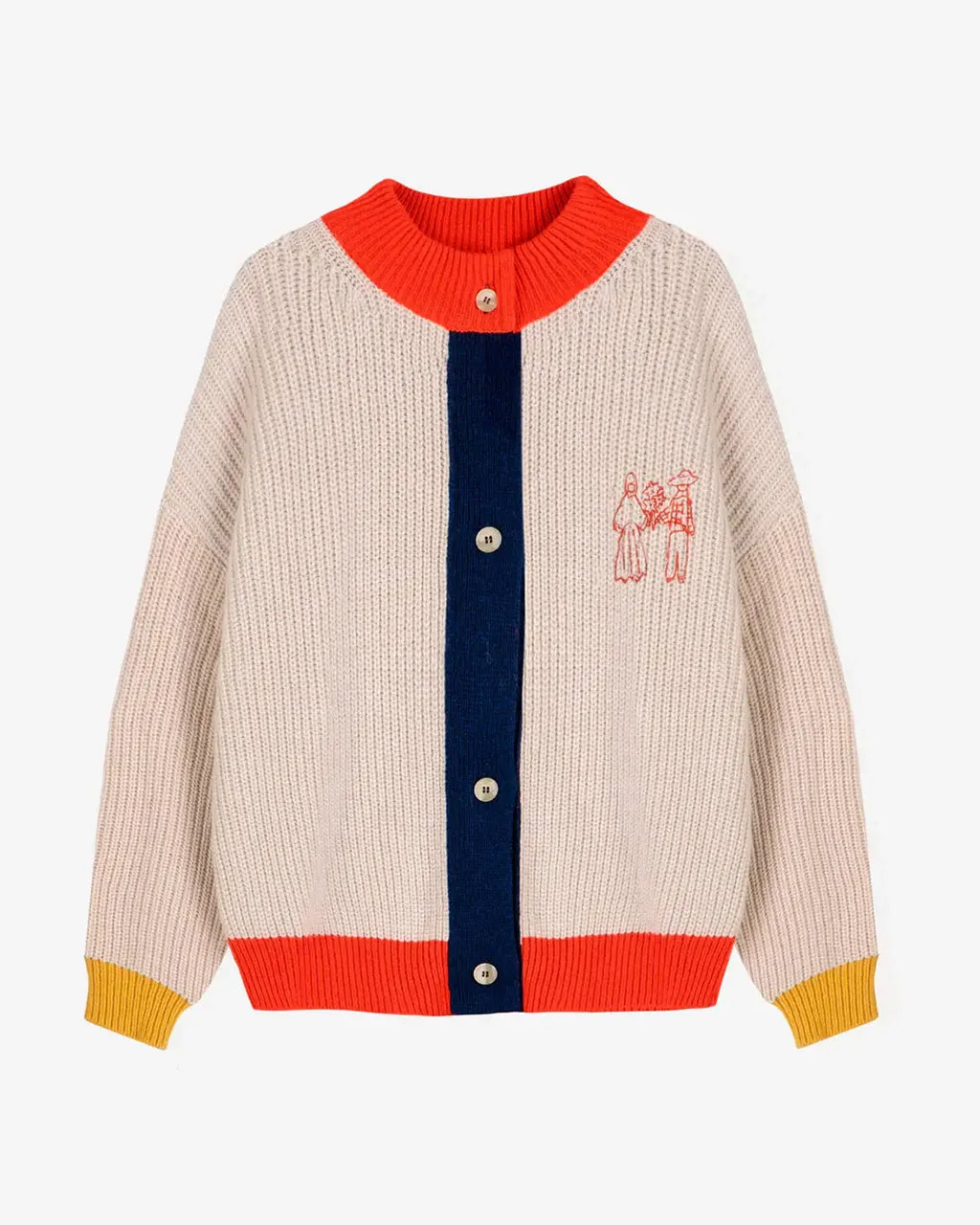 Colorblock Textured Cardigan sold by ban.do product image thumbnail 3