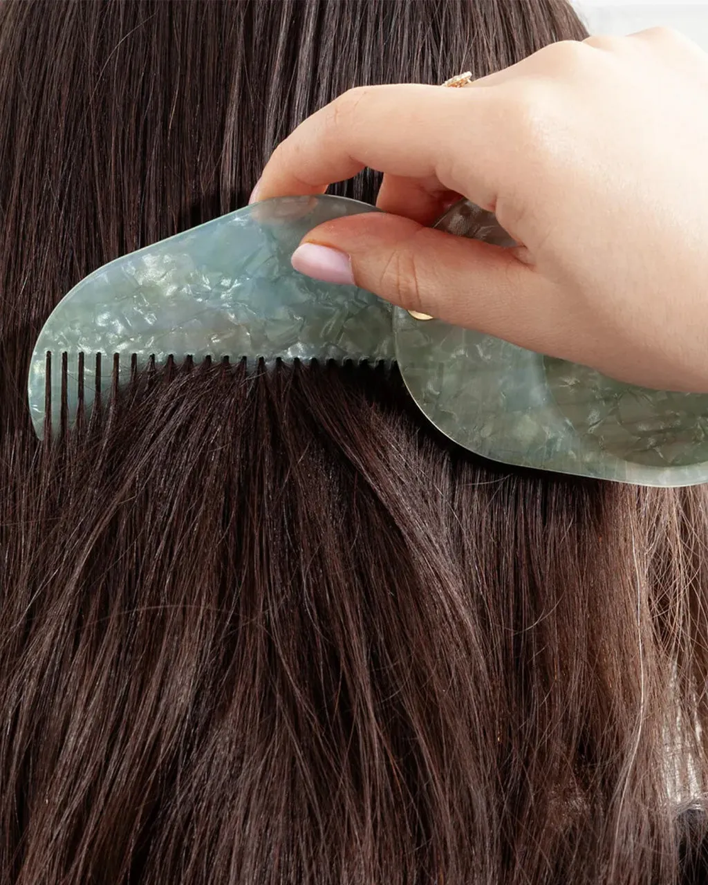 2-in-1 Pocket Comb Mirror - Sea Glass sold by ban.do product image thumbnail 2