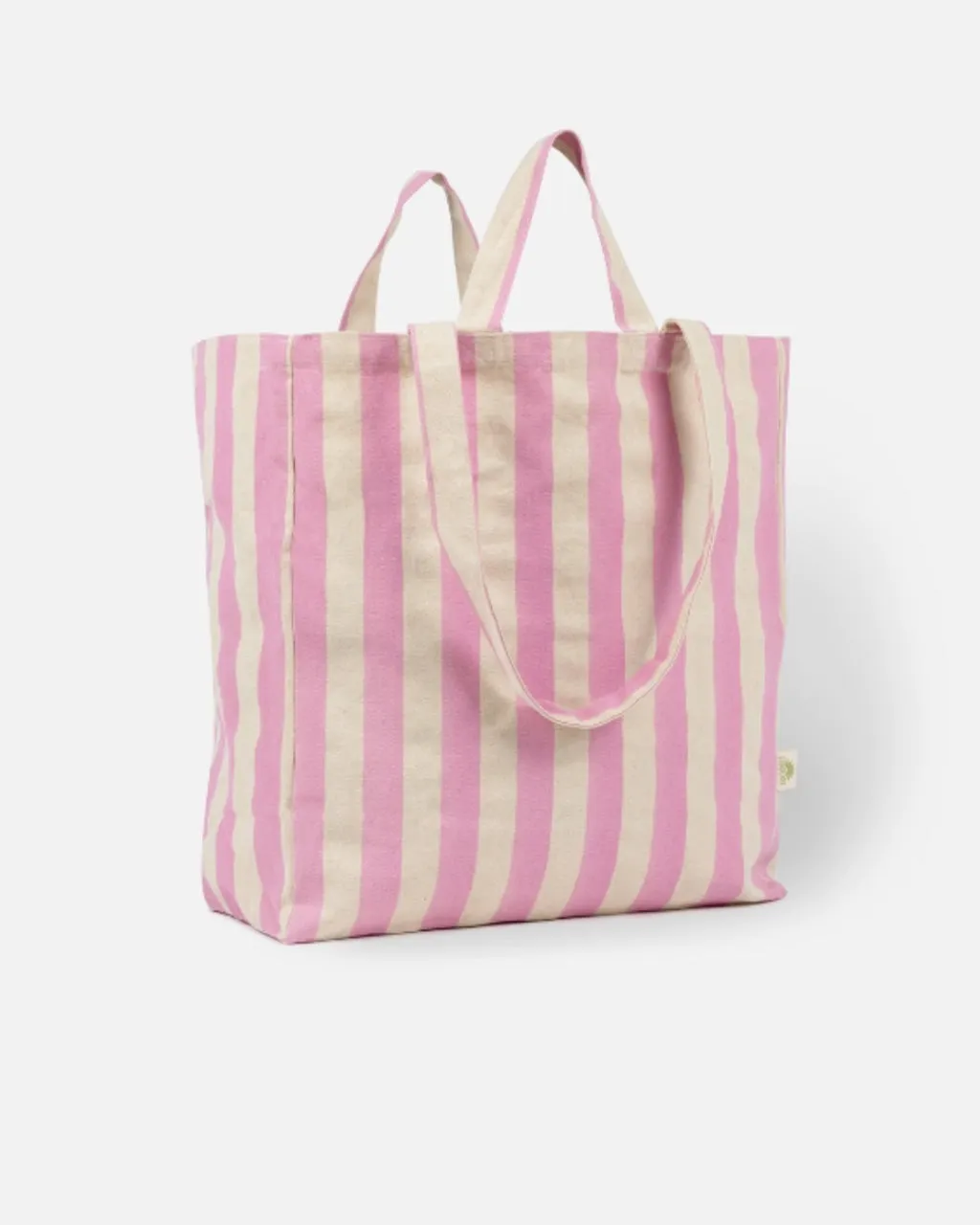 Organic Cotton Tote Bag - Rosa Stripe sold by ban.do product image thumbnail 2