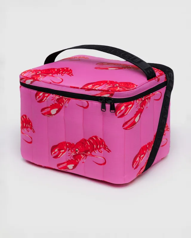 Puffy Cooler Bag - Pink Lobster sold by ban.do