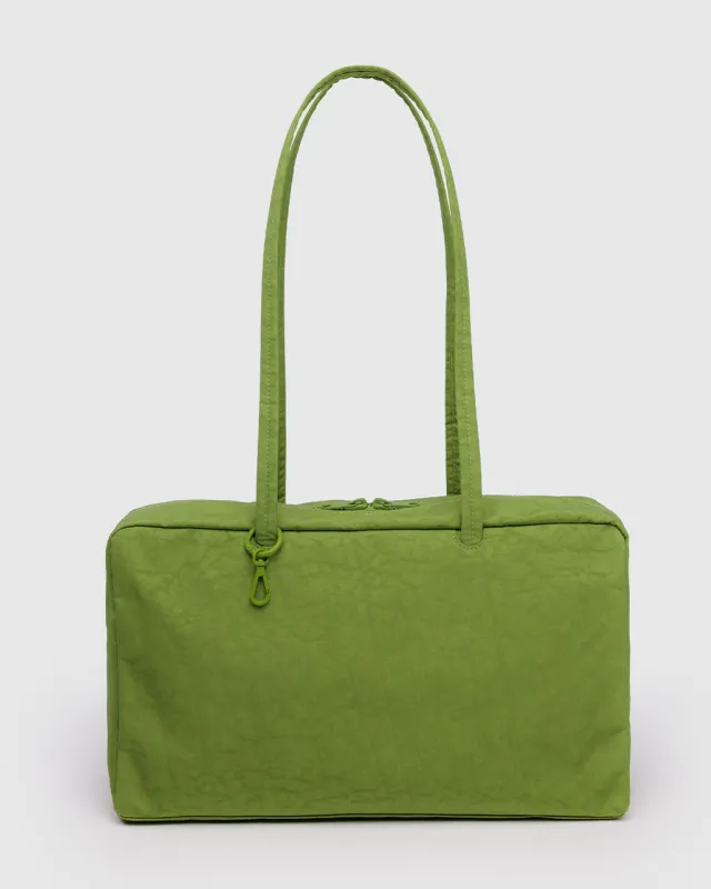 Medium Nylon Bowler Bag - Green Juice sold by ban.do