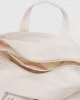 Horizontal Zip Duck Bag - Embroidered Shells sold by ban.do