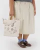 Horizontal Zip Duck Bag - Embroidered Shells sold by ban.do