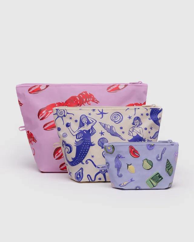 Go Pouch Set - Sea Creatures sold by ban.do