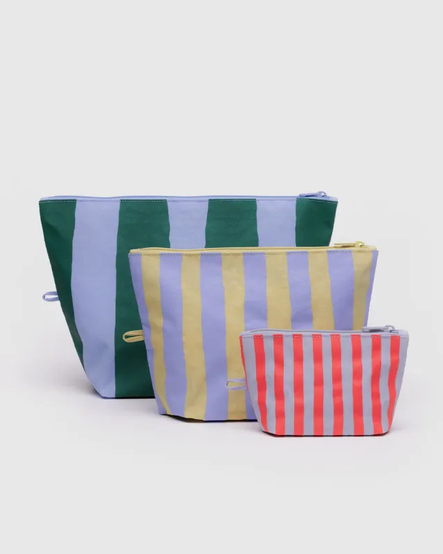 Go Pouch Set - Painted Stripe sold by ban.do