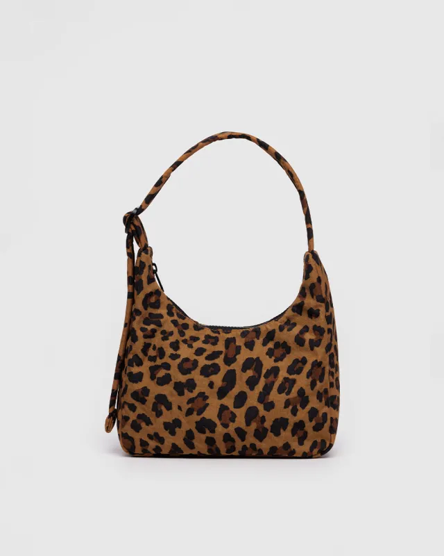Mini Nylon Shoulder Bag - Leopard sold by ban.do