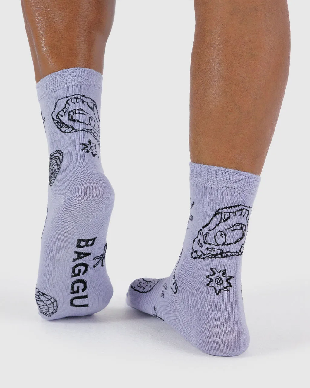 Crew Socks - Light Blue Shells sold by ban.do product image thumbnail 4