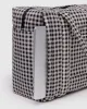 Small Cloud Carry-On - Black & White Gingham sold by ban.do