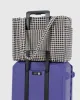 Small Cloud Carry-On - Black & White Gingham sold by ban.do