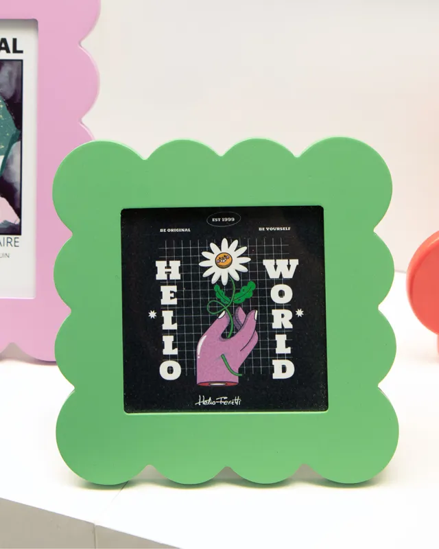 Green Petal Photo Frame sold by ban.do