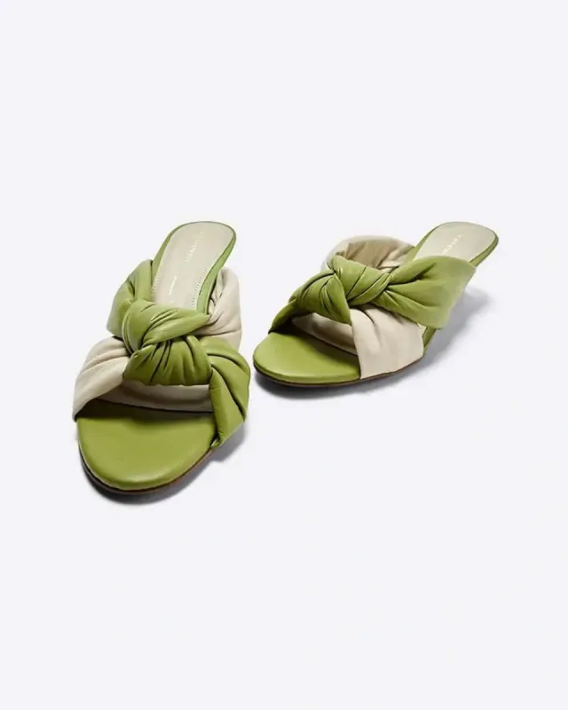 Bica Wedge Sandal - Olive Combo made by ban.do