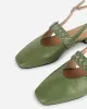 Pearl Slingback Ballet Flat - Cactus sold by ban.do