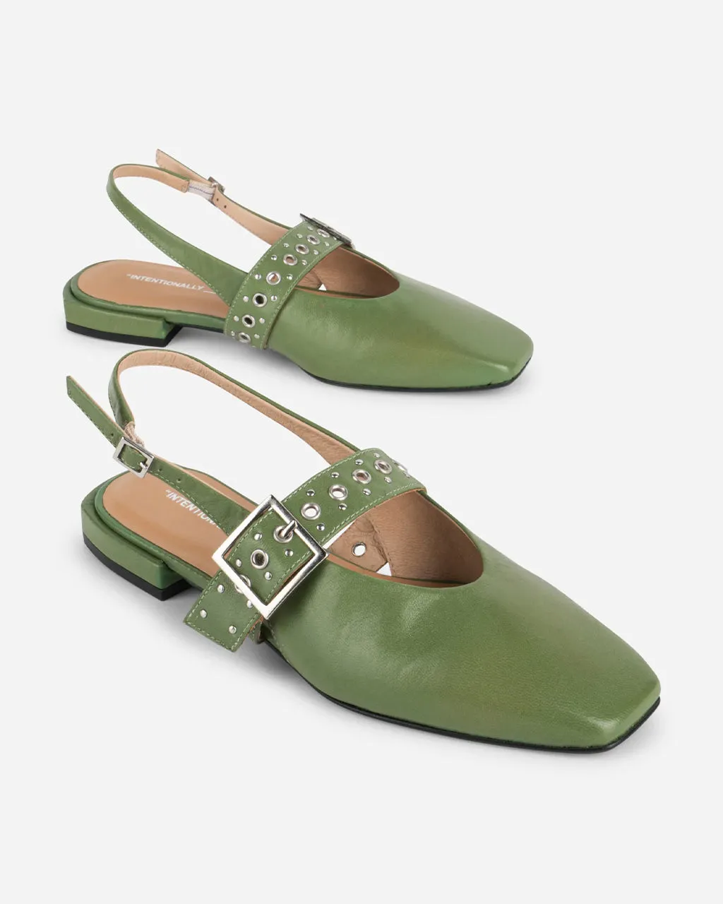 Pearl Slingback Ballet Flat - Cactus sold by ban.do product image thumbnail 3