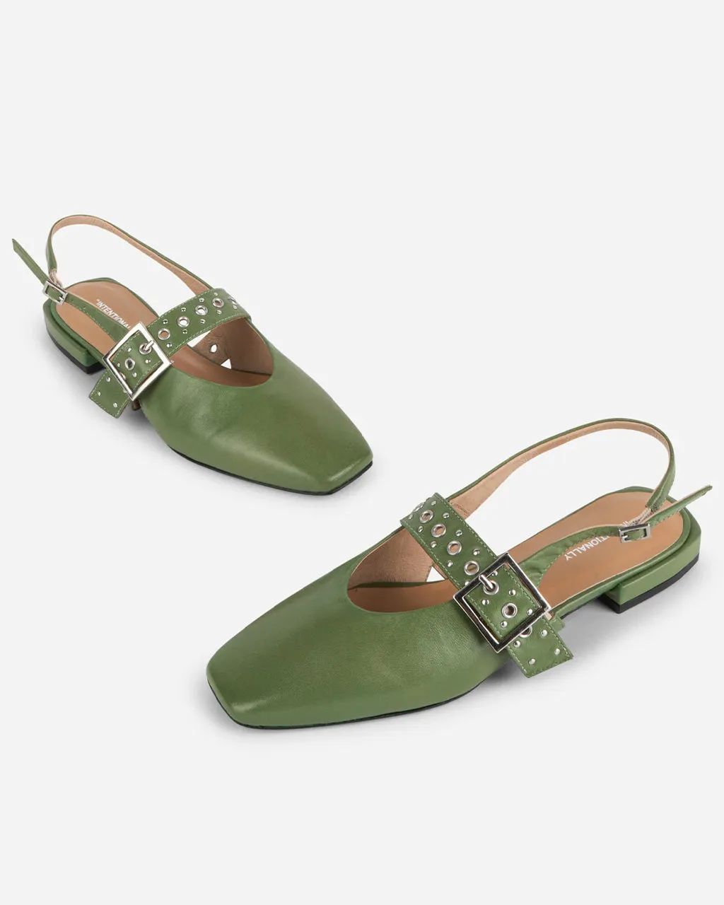 Pearl Slingback Ballet Flat - Cactus sold by ban.do
