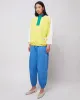 Color Block Zipper Sweatshirt sold by ban.do