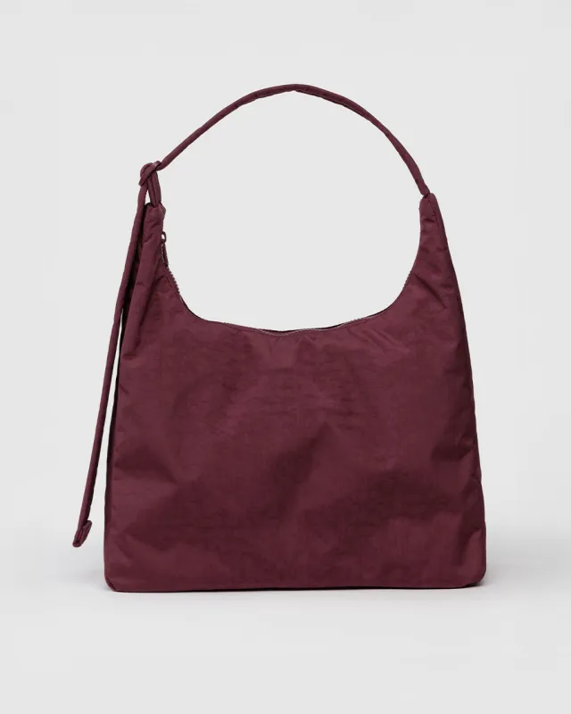 Nylon Shoulder Bag - Mahogany sold by ban.do
