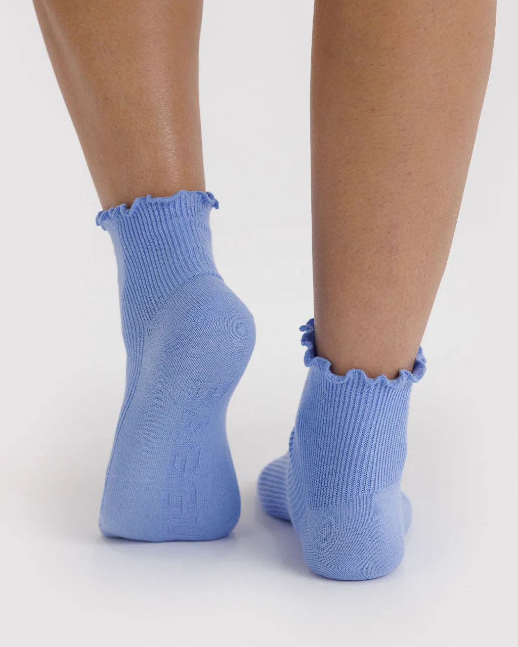 Lettuce Edge Sock Set Of 2 - Light Blue & Red sold by ban.do product image thumbnail 3