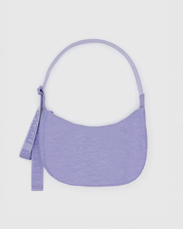 Medium Nylon Crescent Bag w/ Key Leash - Wisteria sold by ban.do