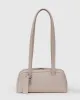 Small Recycled Leather Bowler Bag - Stone sold by ban.do