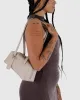 Small Recycled Leather Bowler Bag - Stone sold by ban.do