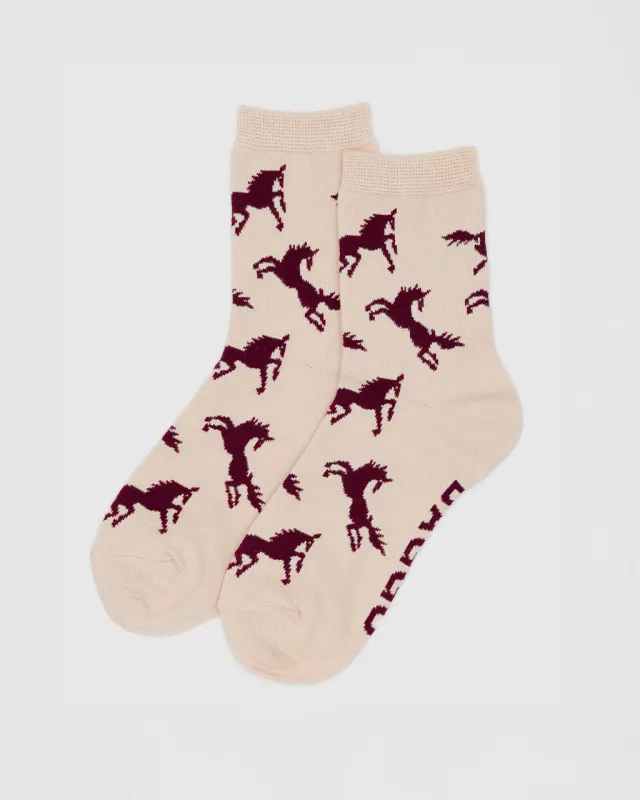Crew Socks - Horses sold by ban.do