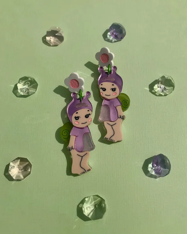 Shelly Snail Earrings sold by ban.do