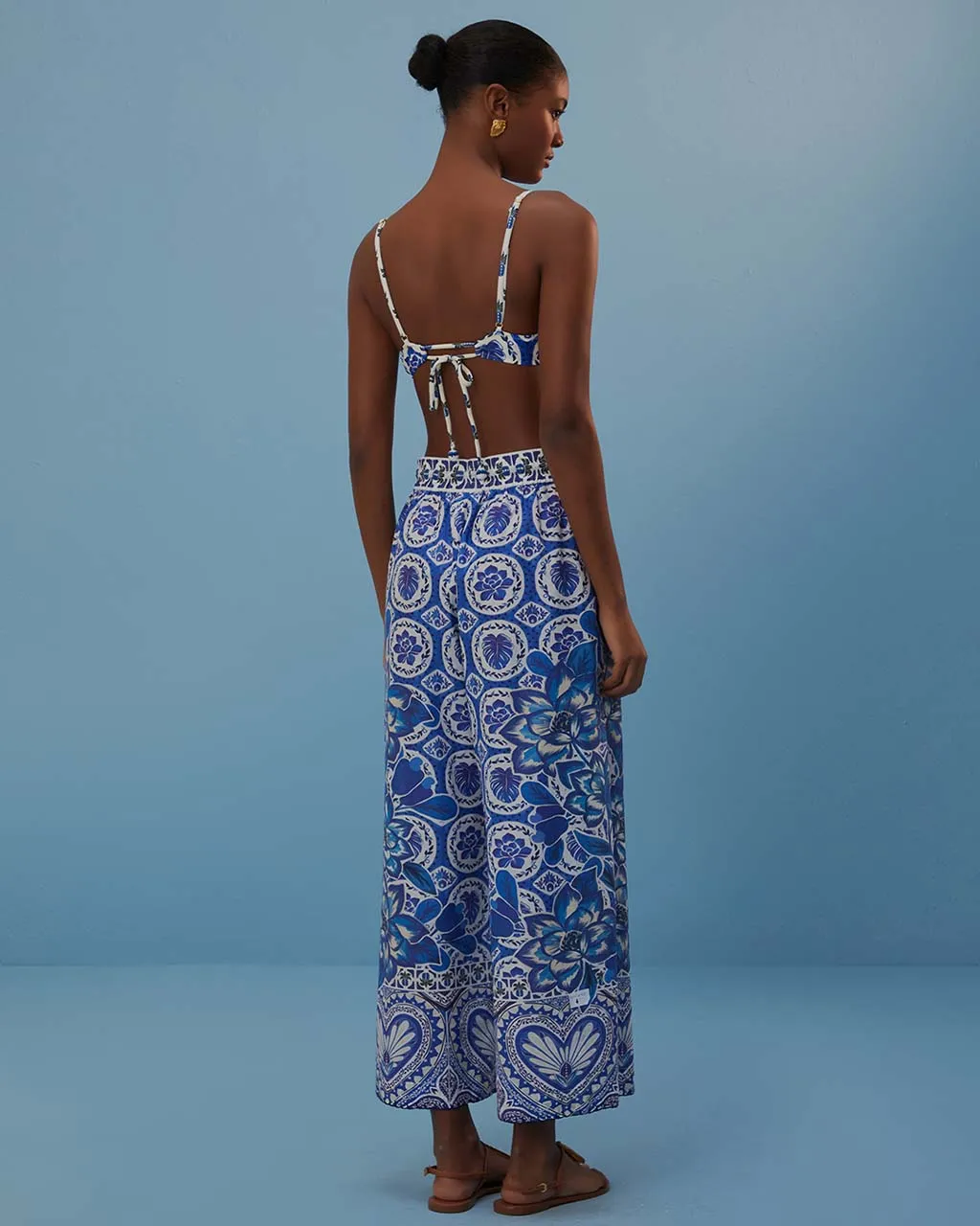 Blue Tile Dream Pants sold by ban.do product image thumbnail 2