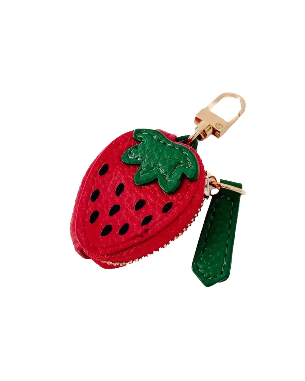 Cutie Fruit Bag Charm - Strawberry sold by ban.do