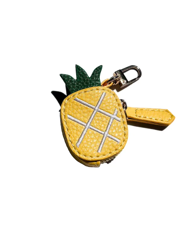 Cutie Fruit Bag Charm - Pineapple sold by ban.do