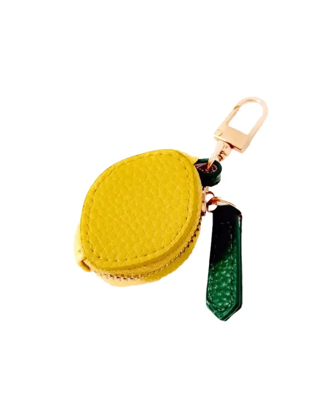 Cutie Fruit Bag Charm - Lemon sold by ban.do