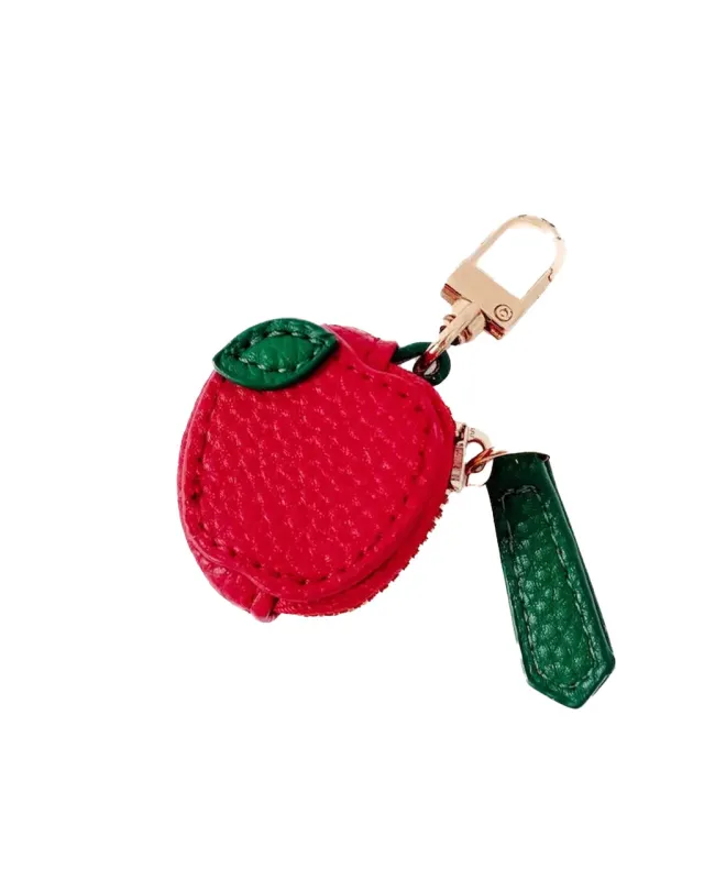 Cutie Fruit Bag Charm - Apple sold by ban.do