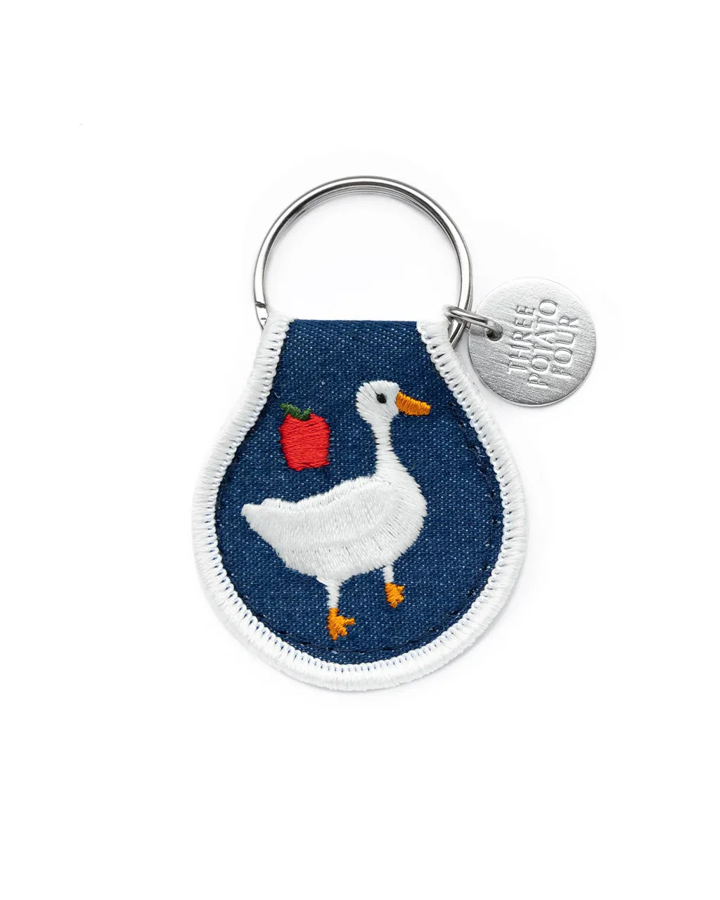 Cottage Goose Patch Keychain sold by ban.do