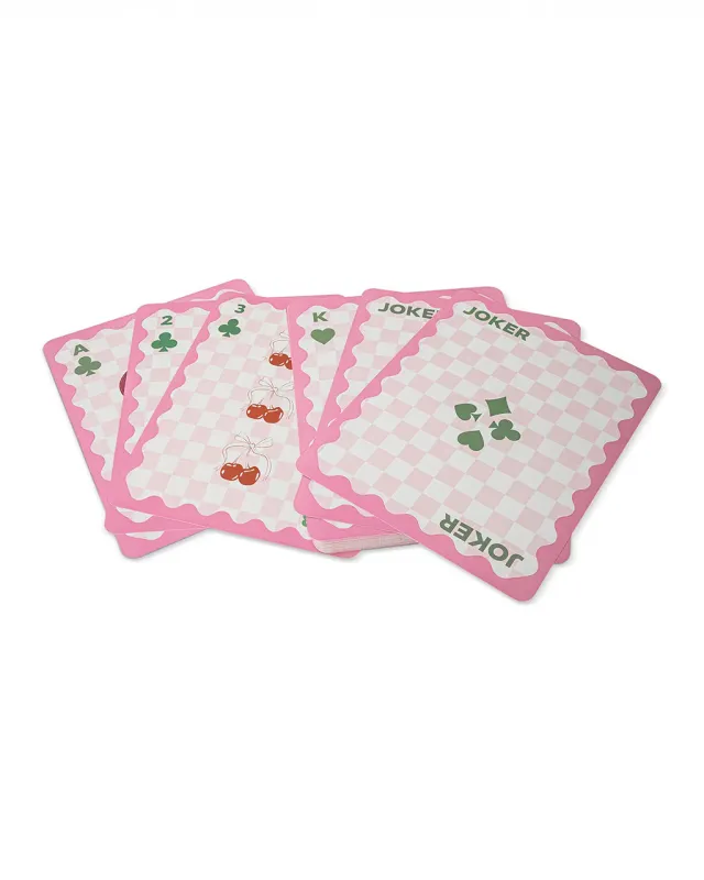 Jumbo Playing Card Deck - Cherry sold by ban.do