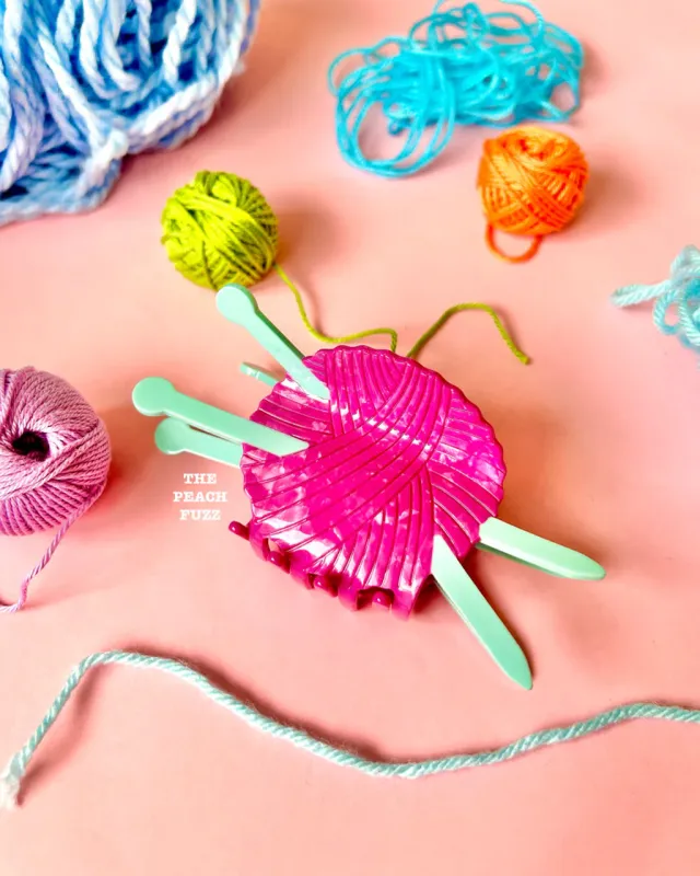 Yarn Crafts Knitting Needles Hair Claw sold by ban.do