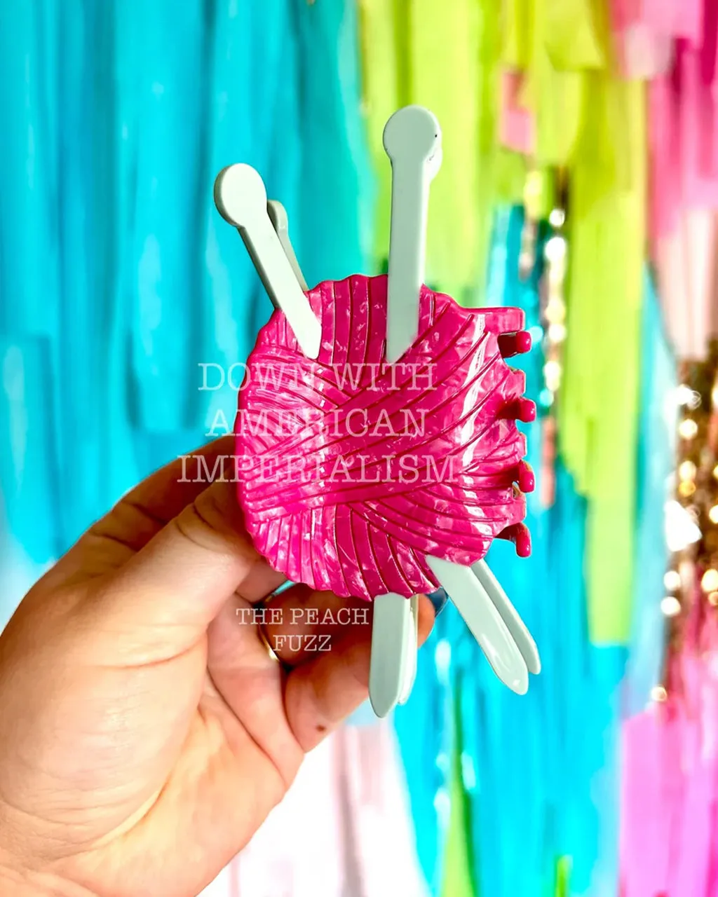 Yarn Crafts Knitting Needles Hair Claw sold by ban.do product image thumbnail 3