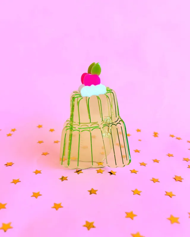 Jello Cake Hair Claw sold by ban.do